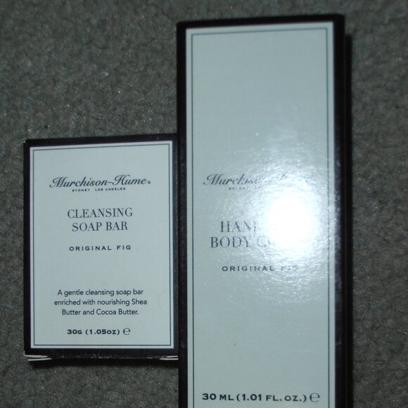 Murchison-Hume Hand and Body Cream AND Cleansing Soap Bar ~Travel Size~ - Picture 2 of 4